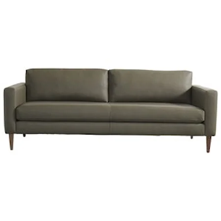 Contemporary Grand Track Arm Bench Cushion Sofa